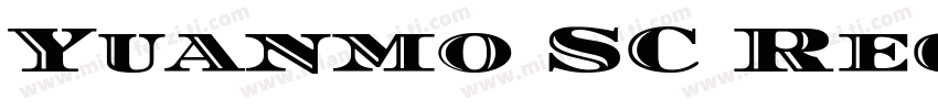 Yuanmo SC Regular字体转换